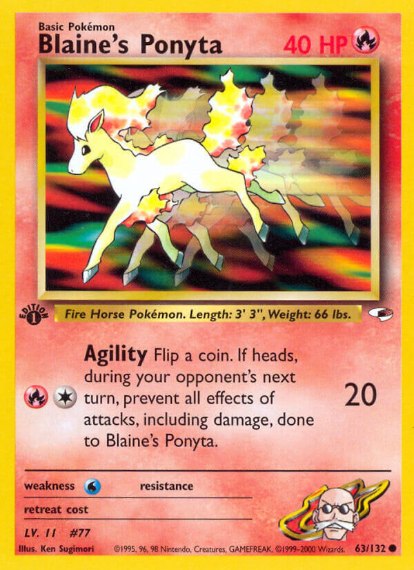 Blaine’s Ponyta - 63/132 - EN