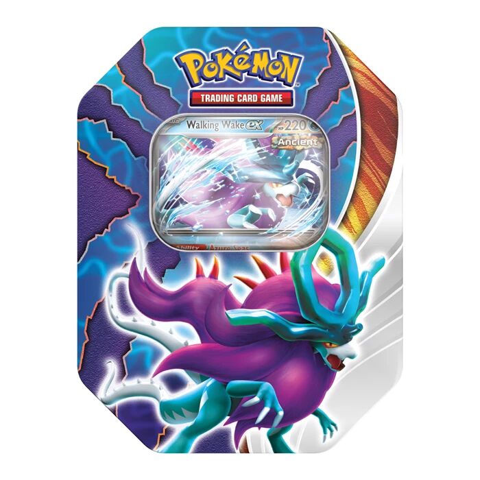 Pokémon TCG: Paradox Clash Walking Wake EX Tin - EN Pokémon TCG: Paradox Clash Walking Wake EX Tin - EN