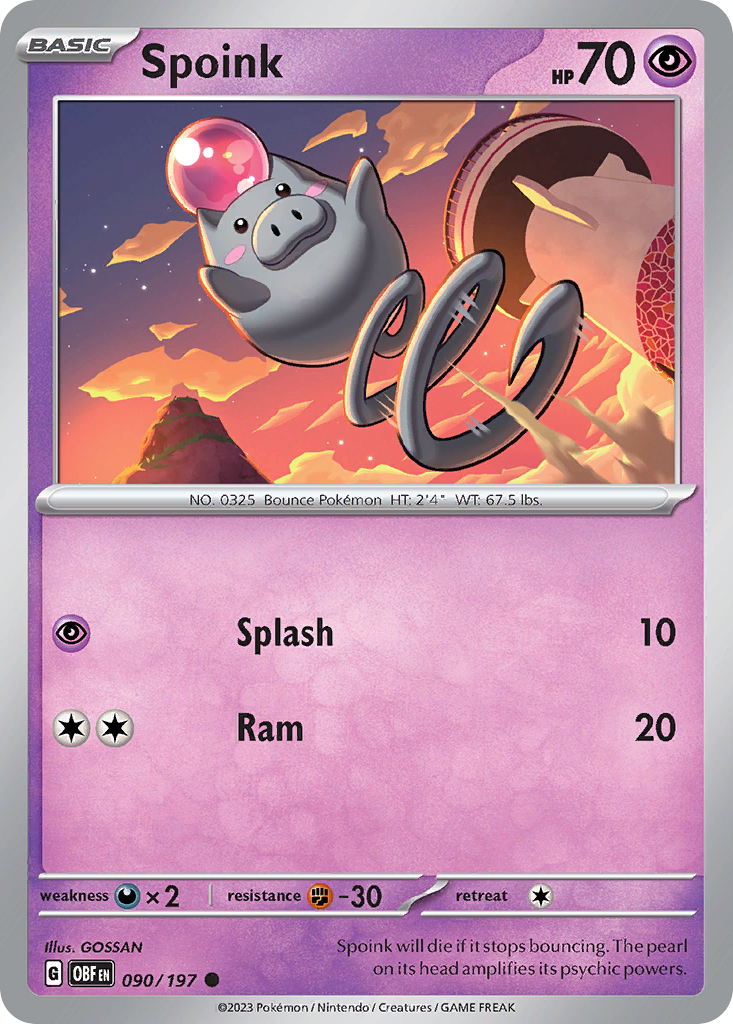 Spoink - 090/230 - EN Spoink - 090/230 - EN