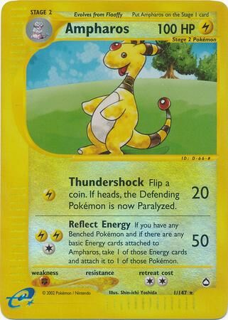 Ampharos - 1/147 - Reverse Holo - EN Ampharos - 1/147 - Reverse Holo - EN