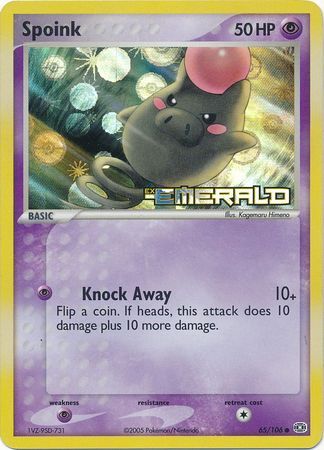 Spoink - 65/106 - Reverse Holo - EN