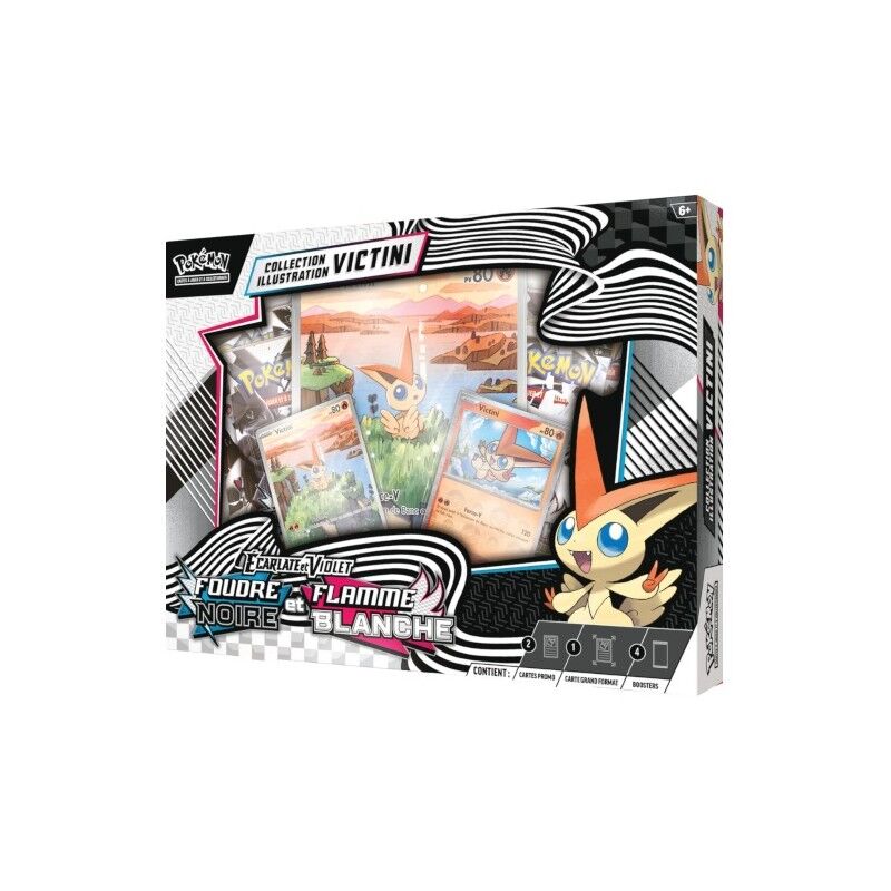 Pokémon JCC: Foudre Noire & Flamme Blanche EV10.5 - Collection Illustration Victini - FR Pokémon JCC: Foudre Noire & Flamme Blanche EV10.5 - Collection Illustration Victini - FR