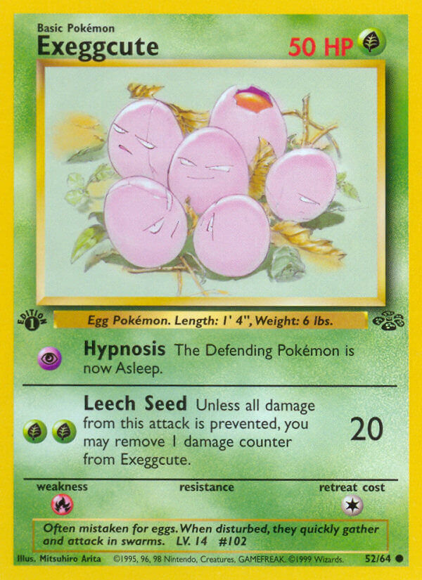 Exeggcute - 52/64 - 1st Edition - EN