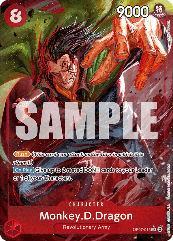 Monkey.D.Dragon - OP07-015 - Alternate Art Monkey.D.Dragon - OP07-015 - Alternate Art