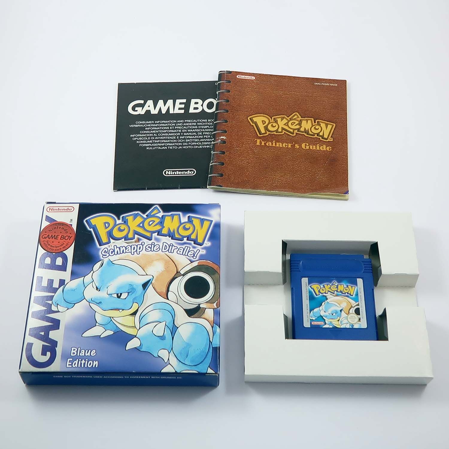 Pokémon Blaue Edition (mit OVP) Game Boy • Amazingtoys.ch