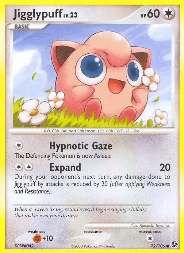 Jigglypuff - 72/106 - Reverse Holo - EN