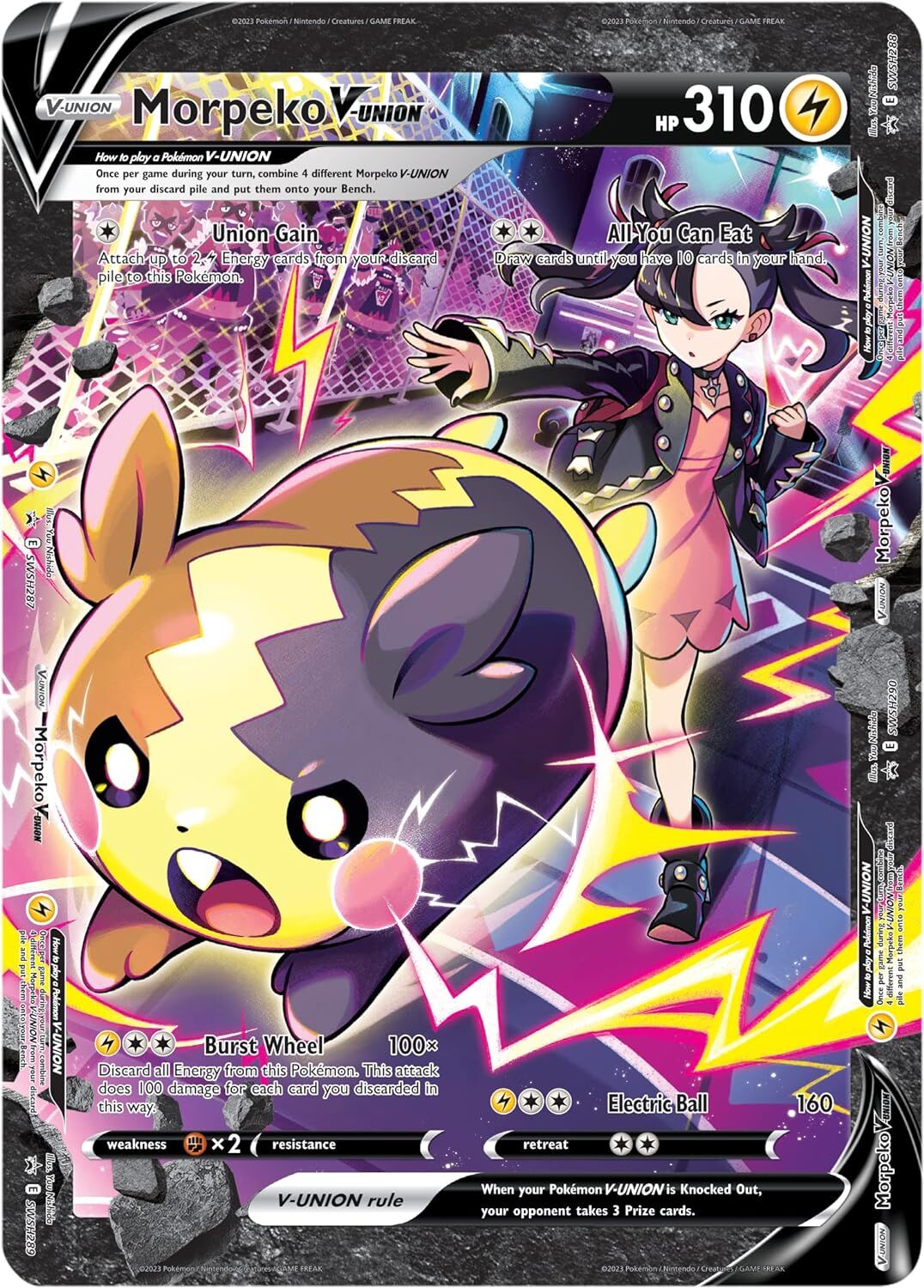 Pokémon Crown Zenith Morpeko V-UNION Premium Playmat Collection Box - EN