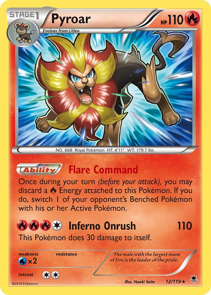 Pyroar - 12/119 - EN Pyroar - 12/119 - EN