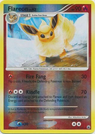 Flareon - 19/100 - Reverse Holo - EN
