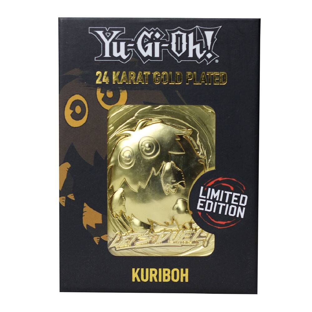 Yu-Gi-Oh! Kuriboh 24k Gold Plated Limited Edition Card