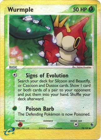 Wurmple - 78/109 - Reverse Holo - EN