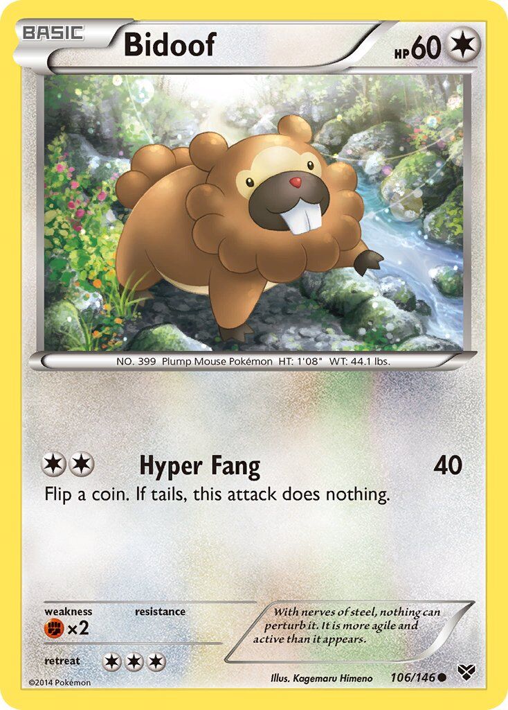 Bidoof - 106/146 - EN Bidoof - 106/146 - EN