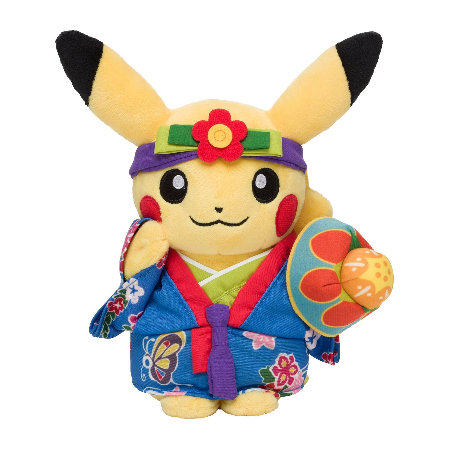 Pokemon Center 2022 Okinawa Ryubu Pikachu Plush - 20 cm