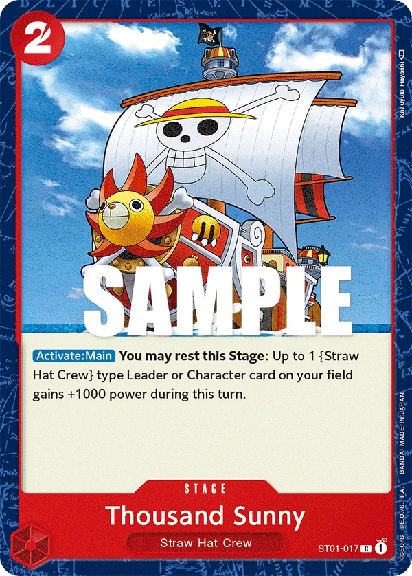 Thousand Sunny - ST01-017 Thousand Sunny - ST01-017