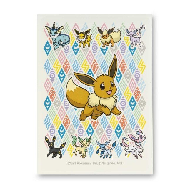 Pokemon Center Original Deck Sleeves Eevee Prismatic Pokemon Center Original Deck Sleeves Eevee Prismatic