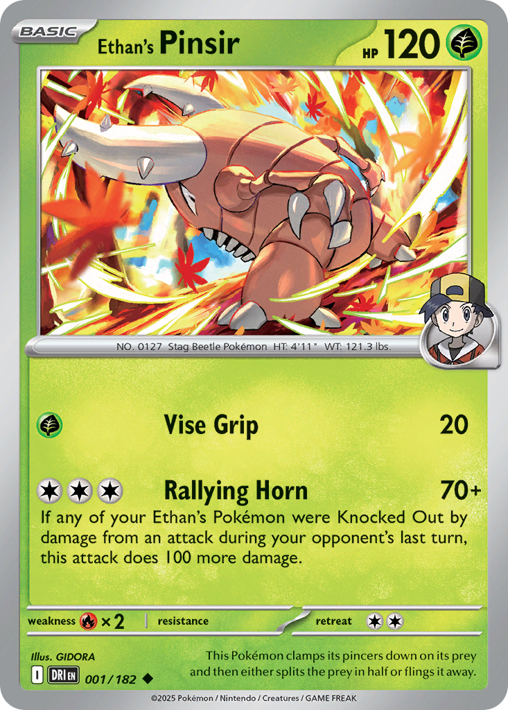 Ethan’s Pinsir - 001/182 - EN Ethan’s Pinsir - 001/182 - EN