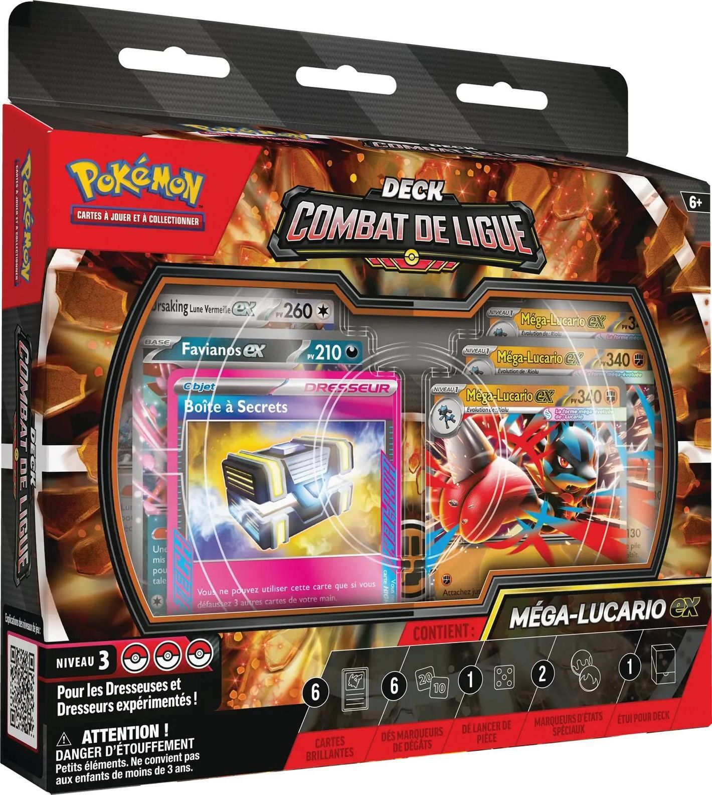 Pokémon Méga-Lucario League Battle Deck - FR Pokémon Méga-Lucario League Battle Deck - FR