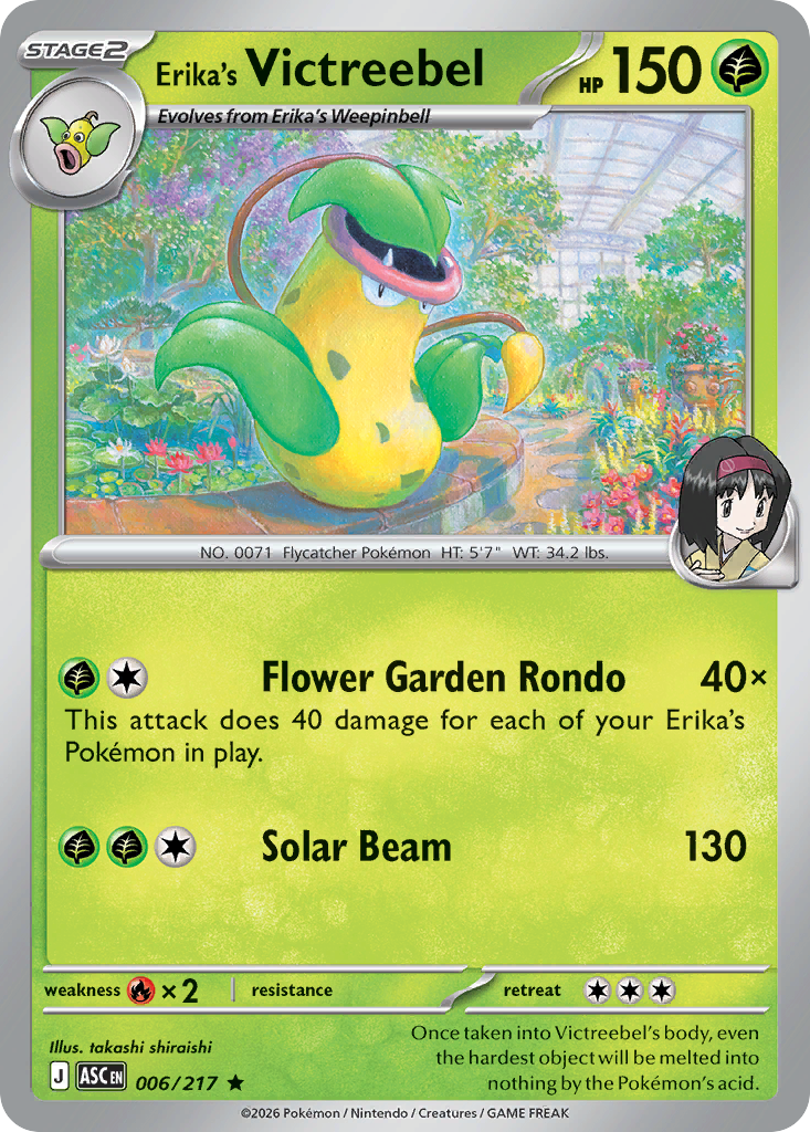 Erika’s Victreebel - 006/217 - EN