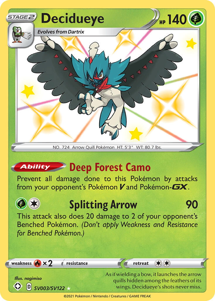 Decidueye - SV003/SV122 - EN Decidueye - SV003/SV122 - EN