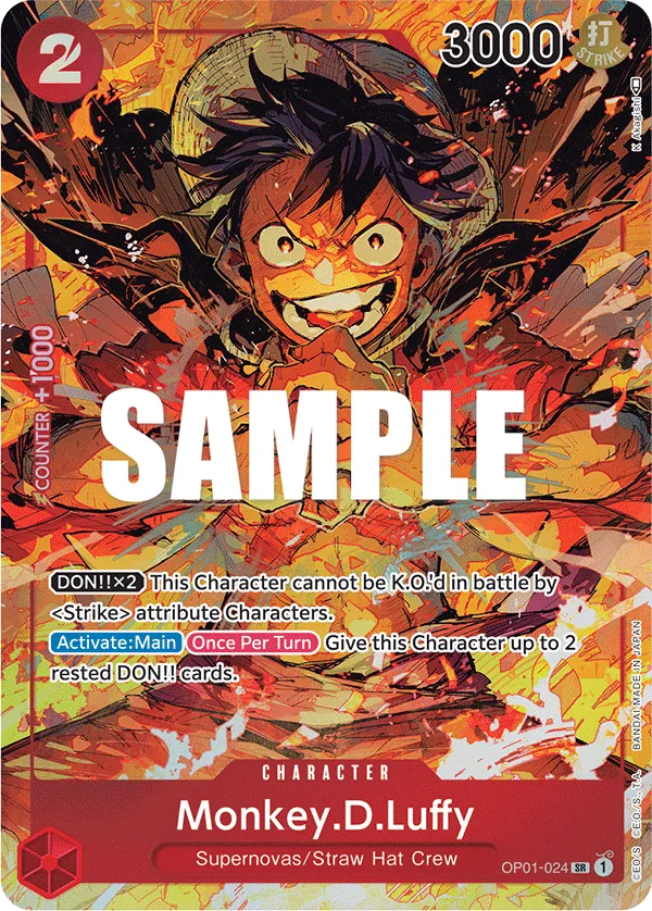 Monkey.D.Luffy - OP01-024 - Alternate Art - EN