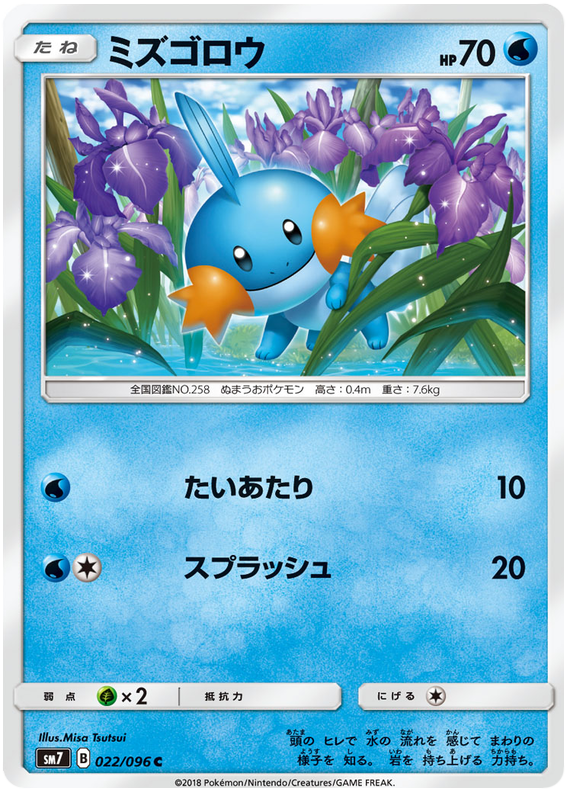 Mudkip - sm7 022/096 - JP