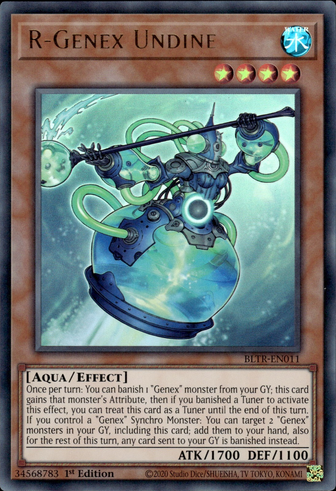 R-Genex-Undine - BLTR-011 - Ultra Rare - 1. Auflage R-Genex-Undine - BLTR-011 - Ultra Rare - 1. Auflage
