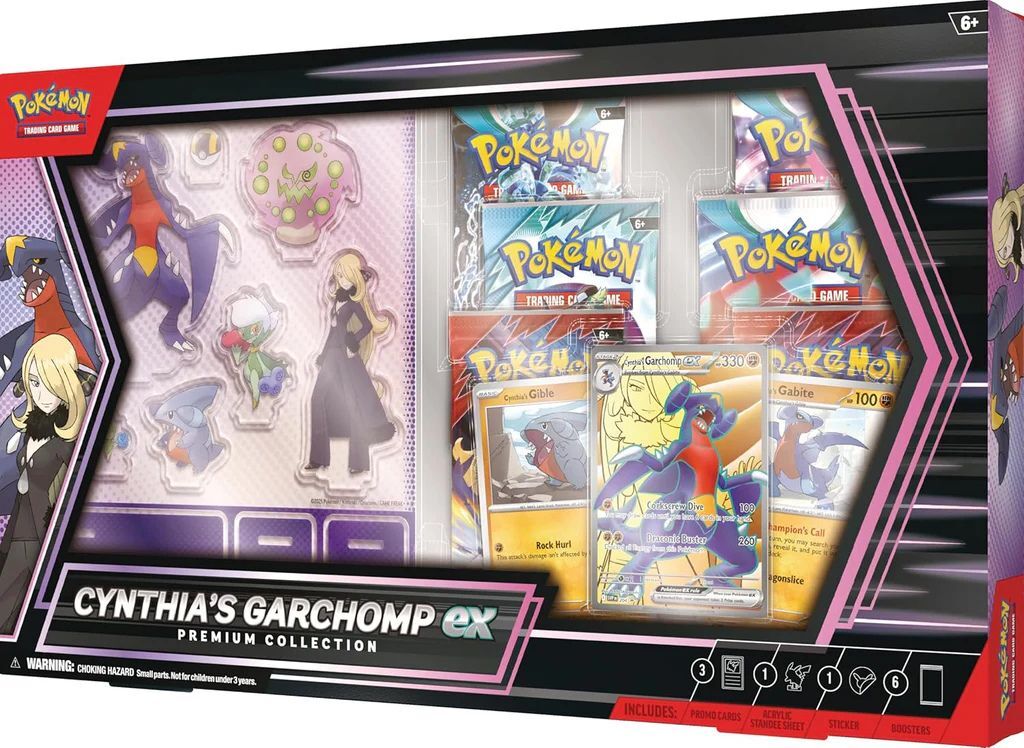 Pokémon TCG: Cynthia's Garchomp ex - Premium Collection - EN Pokémon TCG: Cynthia's Garchomp ex - Premium Collection - EN