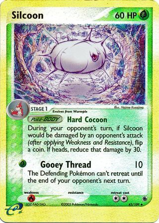 Silcoon - 43/109 - Reverse Holo - EN
