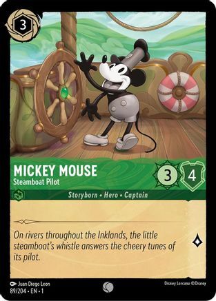 Mickey Mouse - Steamboat Pilot - 89/204 - EN