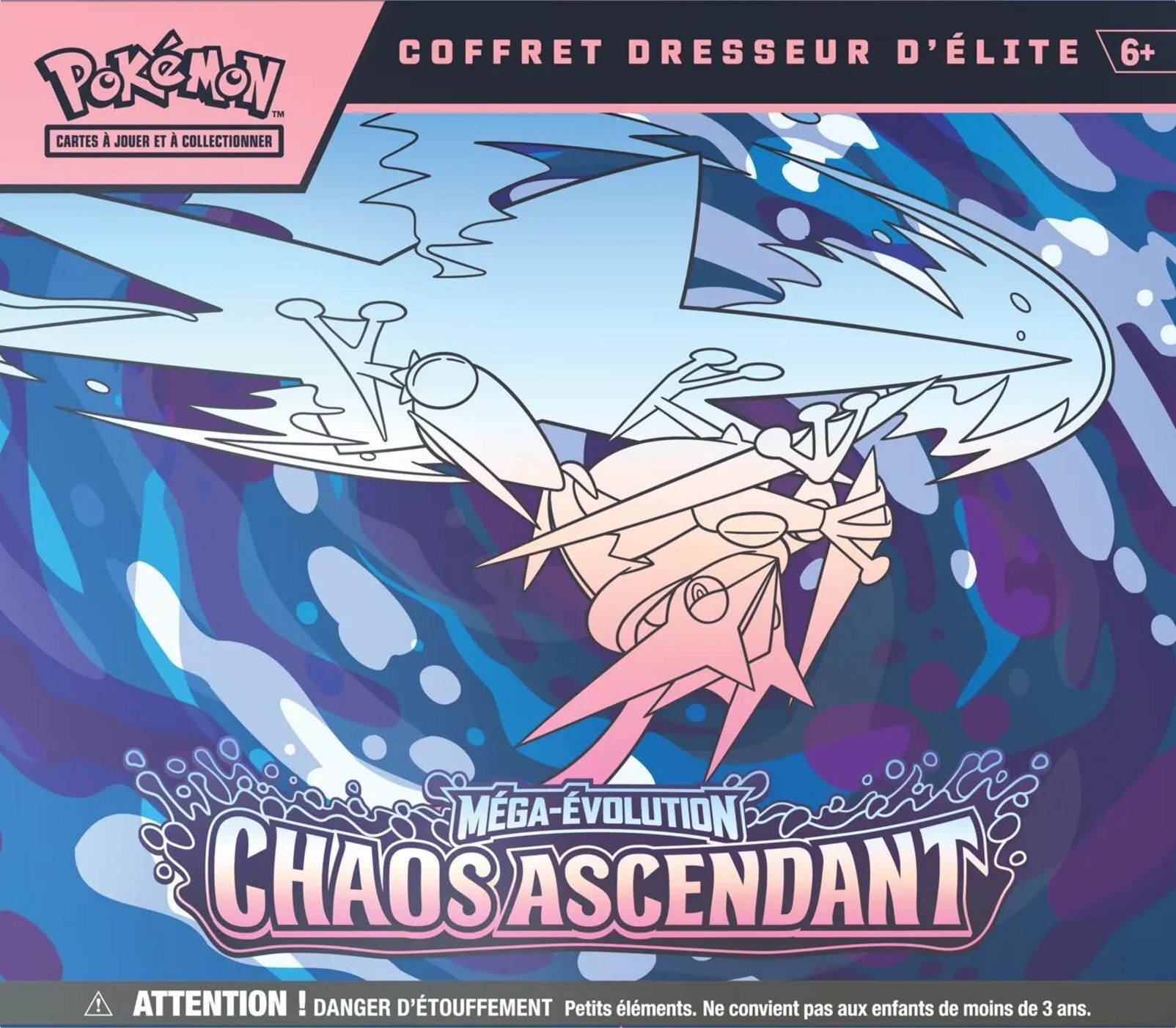 Pokémon JCC: Méga-Évolution (ME04) - Coffret Dresseur d'Élite Chaos Ascendant Chaos Ascendant - FR