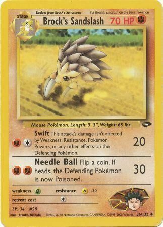 Brock’s Sandslash - 36/132 - Unlimited - EN