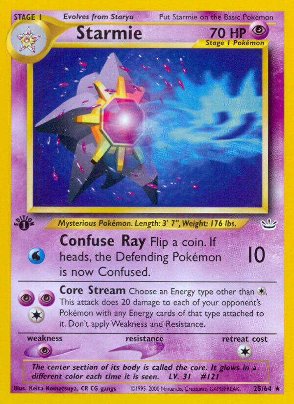 Starmie - 25/66 - 1st Edition - EN