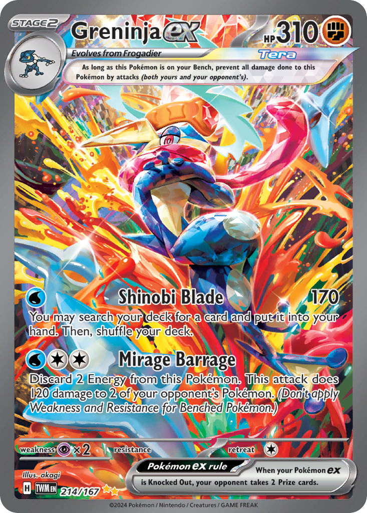 Greninja ex - 214/167 - EN Greninja ex - 214/167 - EN