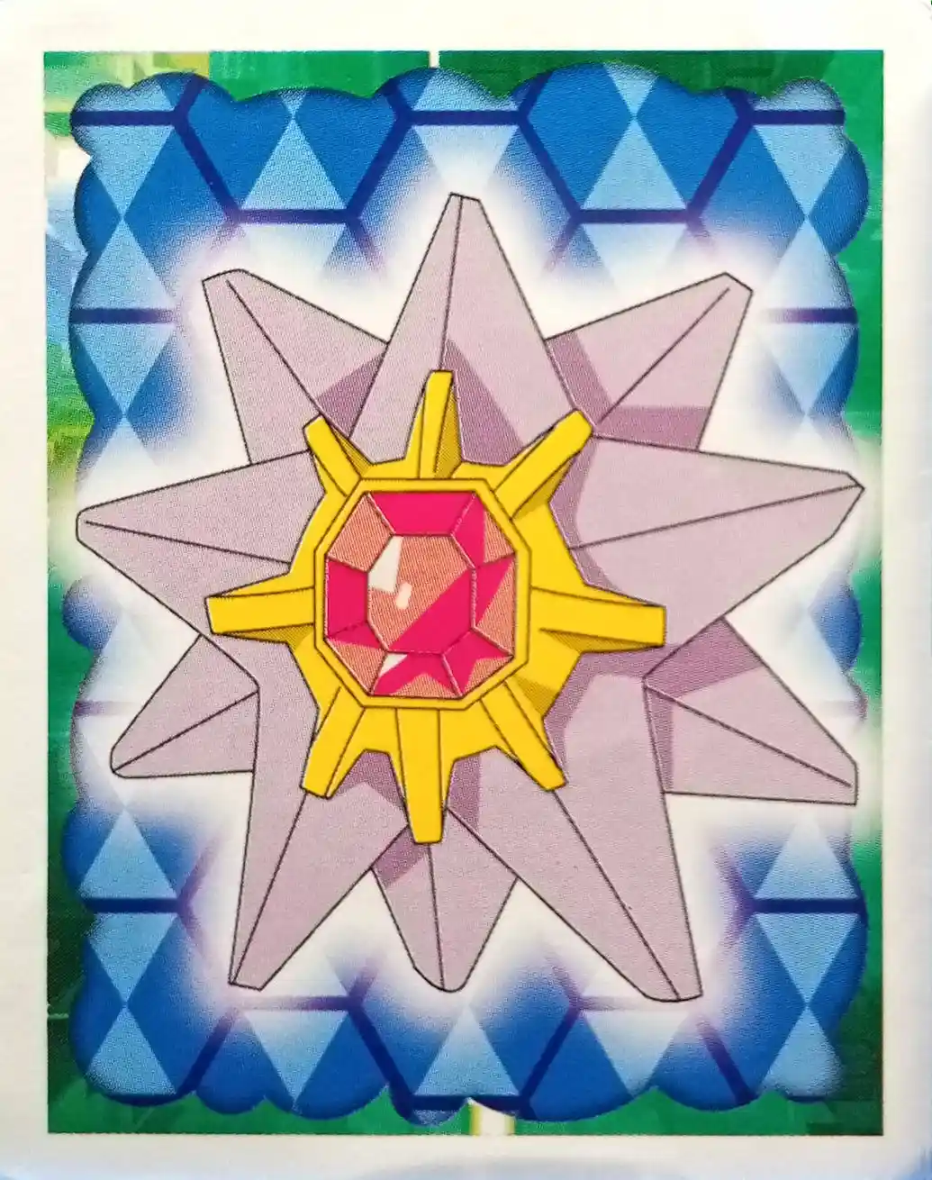 Starmie - 121 - Merlin Sticker Series 1 Starmie - 121 - Merlin Sticker Series 1
