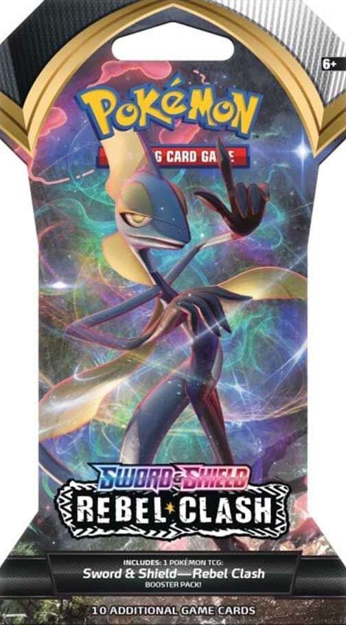Pokémon Sword & Shield Rebel Clash Sleeved Booster - EN