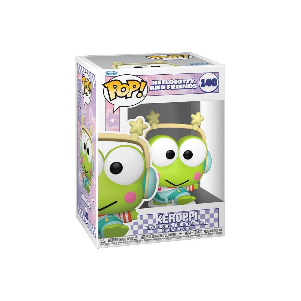 Hello Kitty and Friends POP! #140 Animation Vinyl Figur Keroppi (K-Pop Outfit) 9 cm