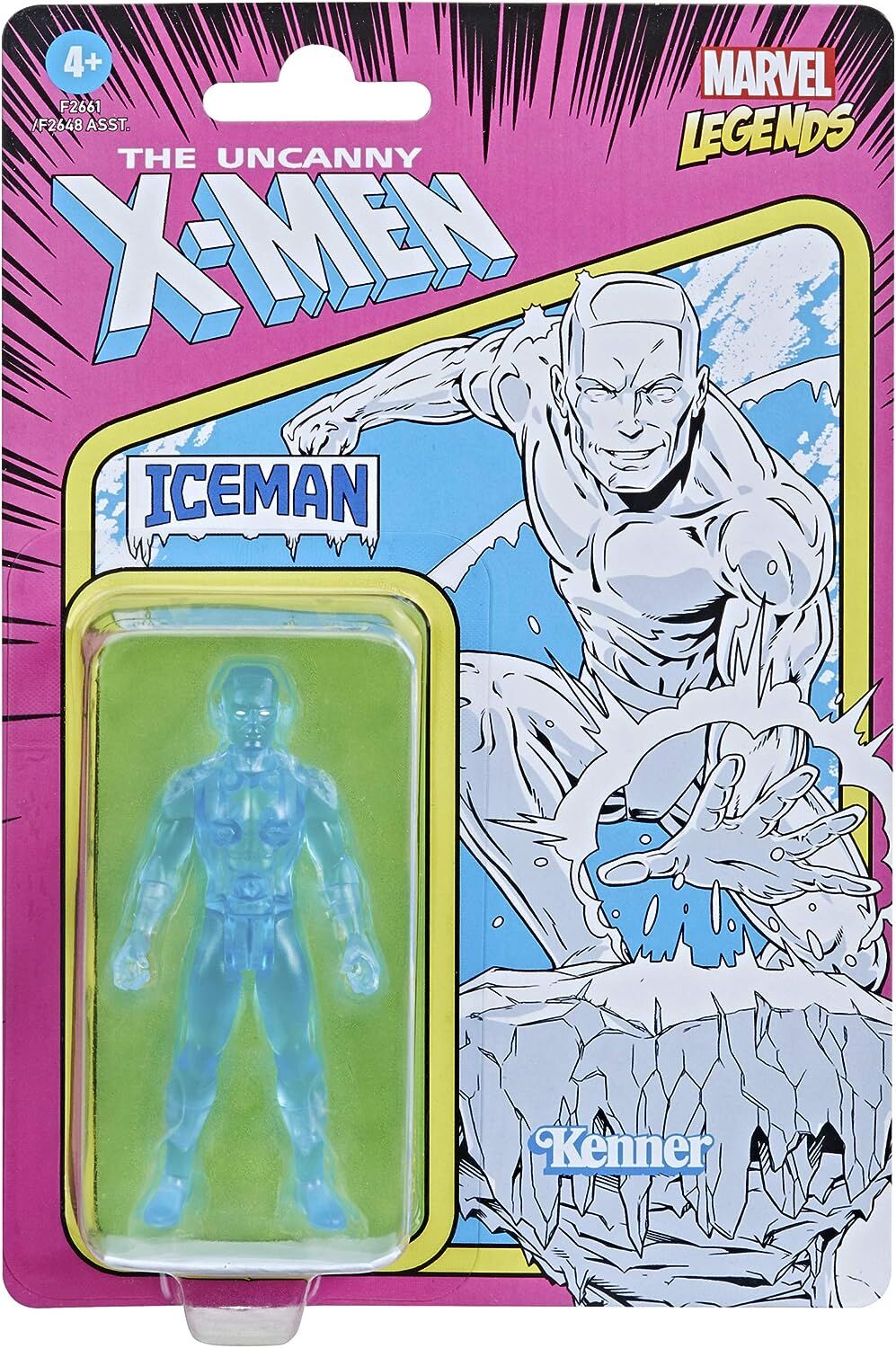 Marvel Legends Retro 375 Collection Iceman Actionfigur - 9.5 cm