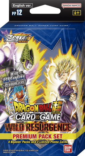 Wild Resurgence Zenkai Series 4 Premium Pack Set PP12 - Dragon Ball Super Card Game - EN Wild Resurgence Zenkai Series 4 Premium Pack Set PP12 - Dragon Ball Super Card Game - EN