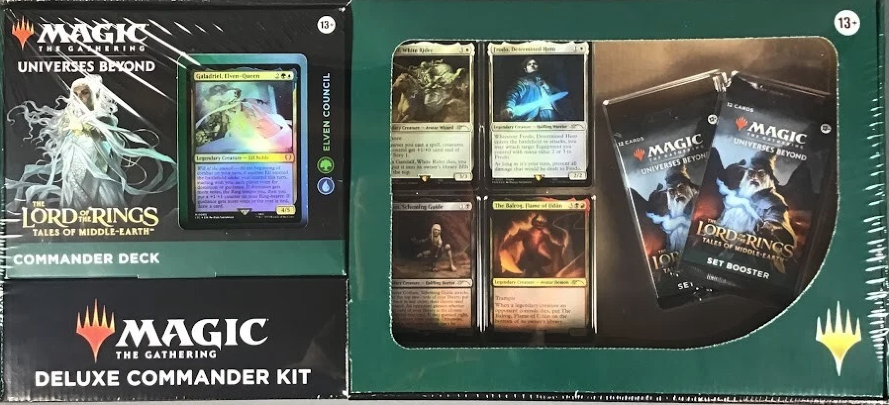 The Lord of the Rings: Tales of Middle-earth Deluxe Commander Kit - Elven Council - MTG - EN The Lord of the Rings: Tales of Middle-earth Deluxe Commander Kit - Elven Council - MTG - EN