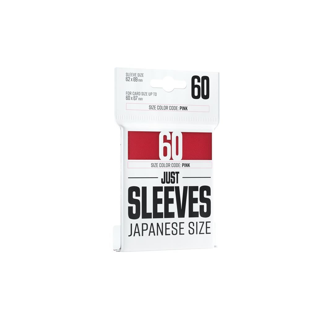 Just Sleeves - Japanese Size Red (60 Sleeves) Just Sleeves - Japanese Size Red (60 Sleeves)