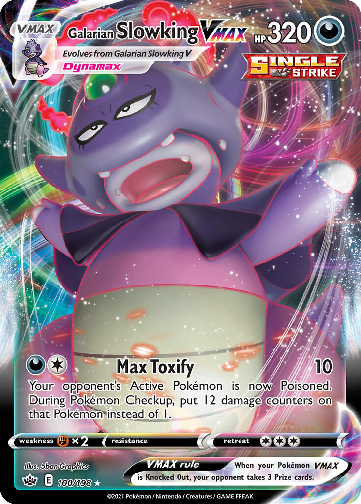 Galarian Slowking VMAX - 100/198 - Pokémon TCG - Near Mint - EN