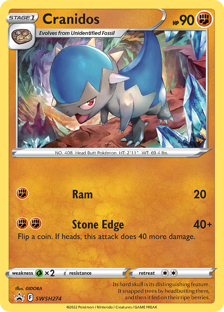 Cranidos - SWSH274/306 - EN Cranidos - SWSH274/306 - EN