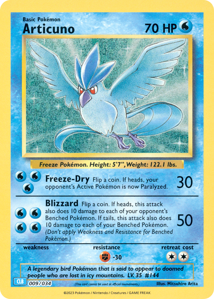 Articuno - 009/34 - EN