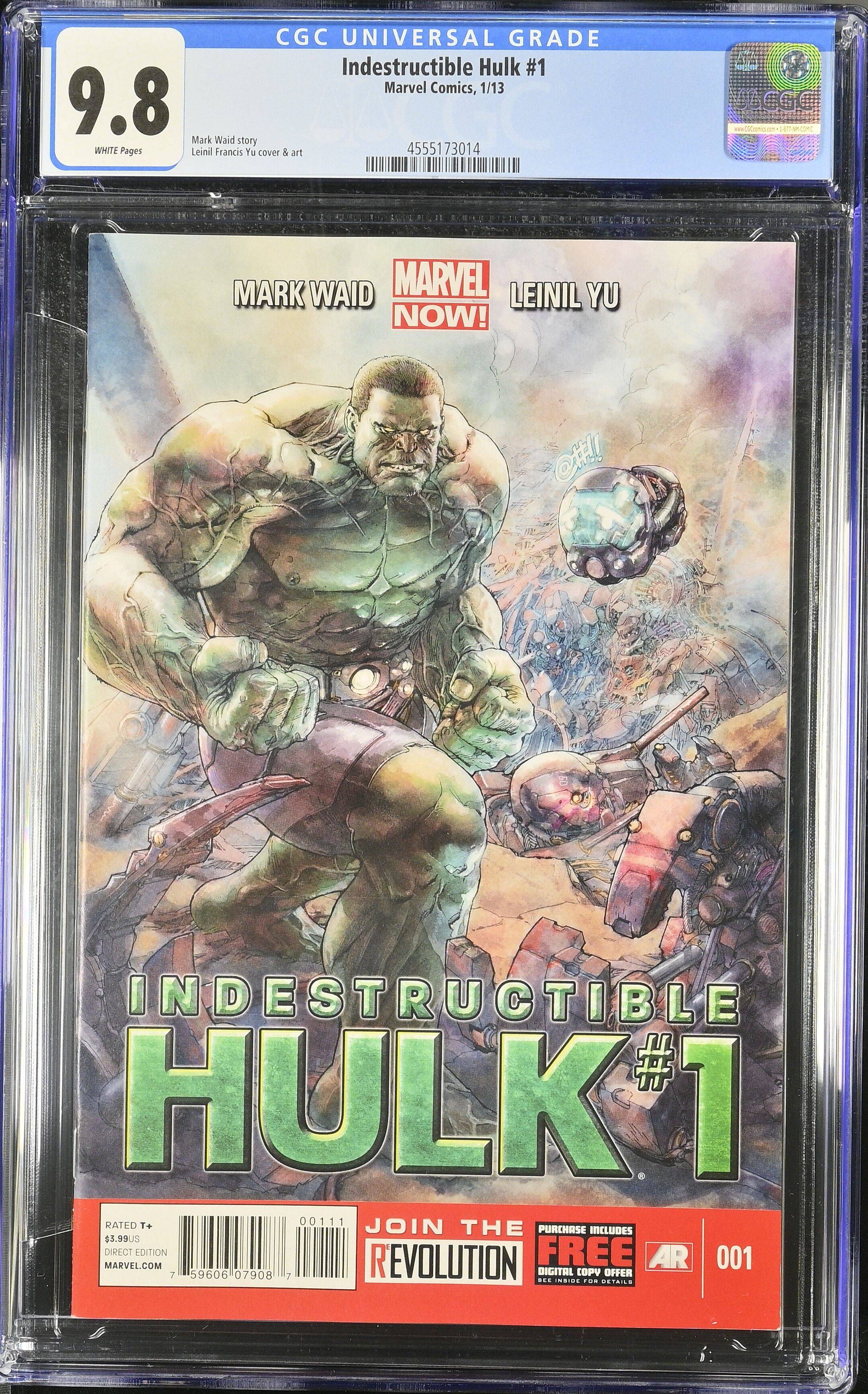 Indestructible Hulk #1 CGC 9.8 Top Pop!