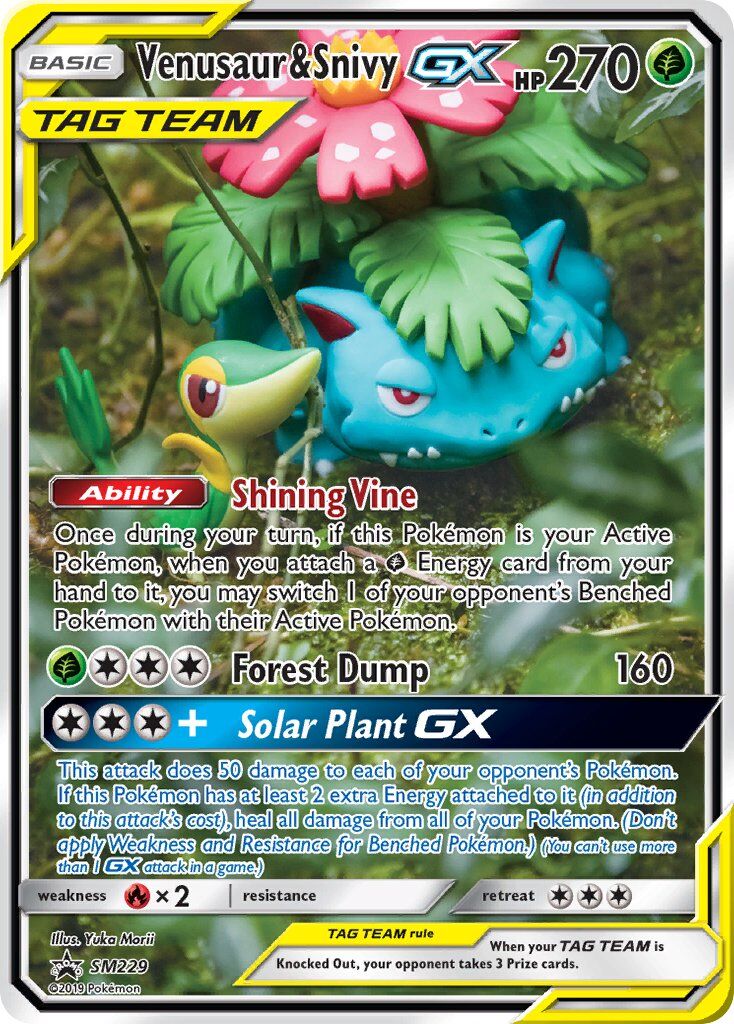 Venusaur & Snivy-GX - SM229/SM229 - EN Venusaur & Snivy-GX - SM229/SM229 - EN