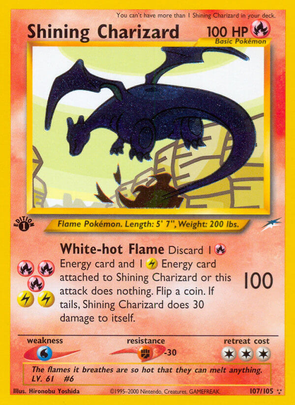 Shining Charizard - 107/113 - 1st Edition - EN Shining Charizard - 107/113 - 1st Edition - EN