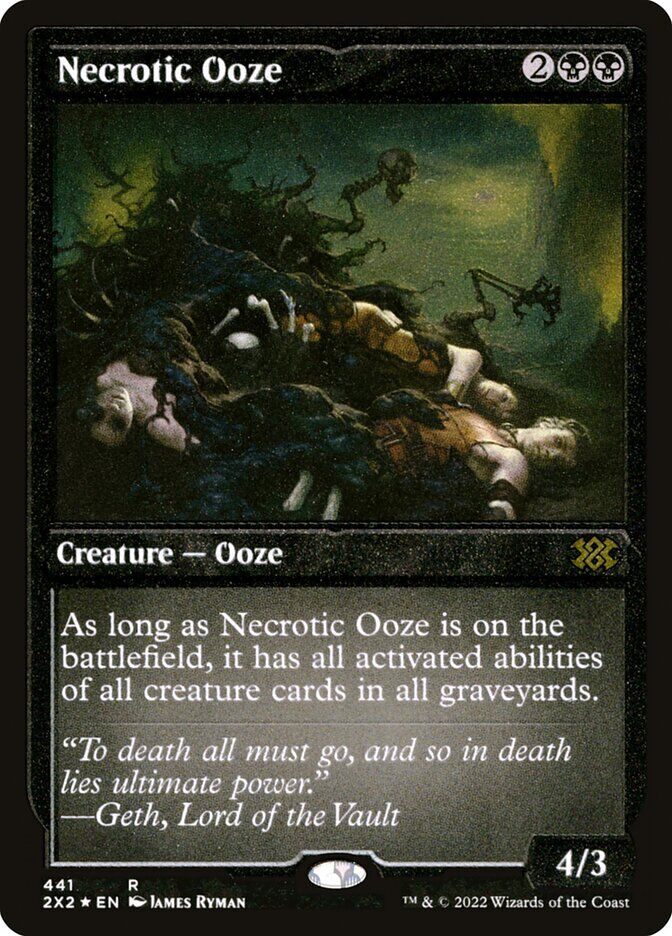 Necrotic Ooze - 2X2 441 - Etched - EN - NM