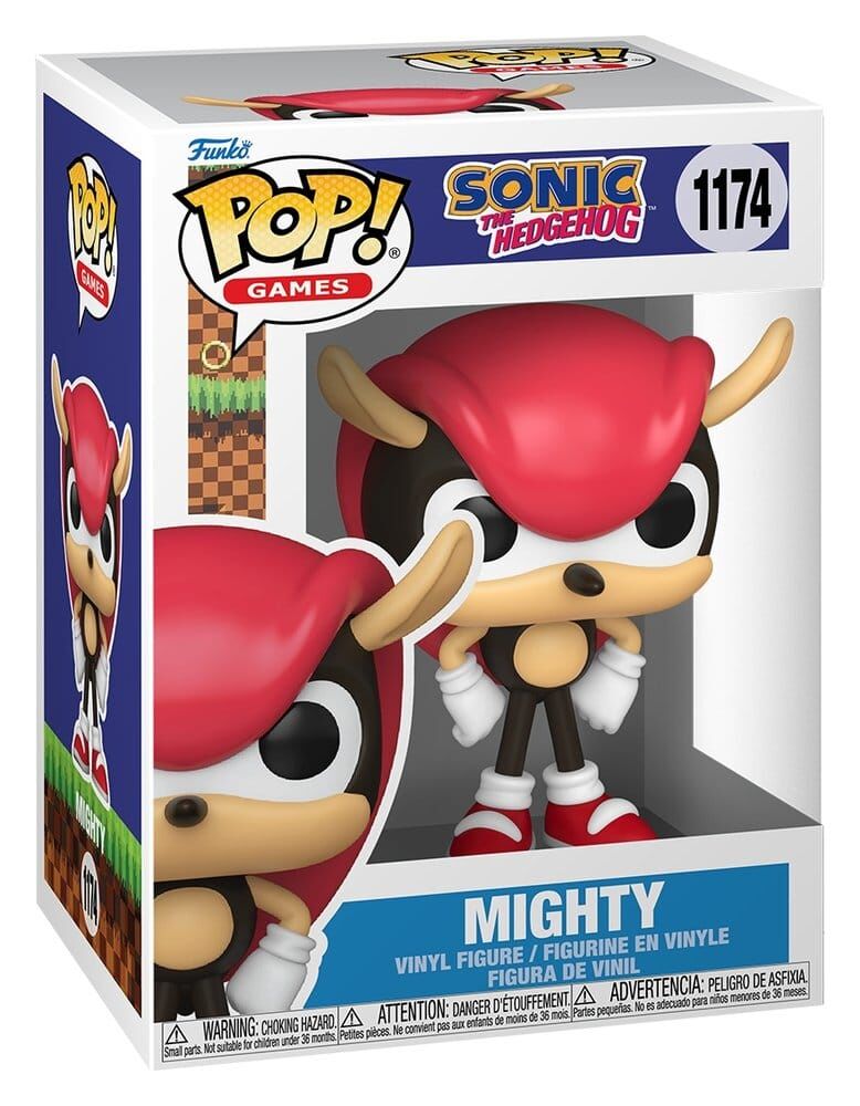 Sonic The Hedgehog POP! #1174 Vinyl Figur Mighty 9 cm