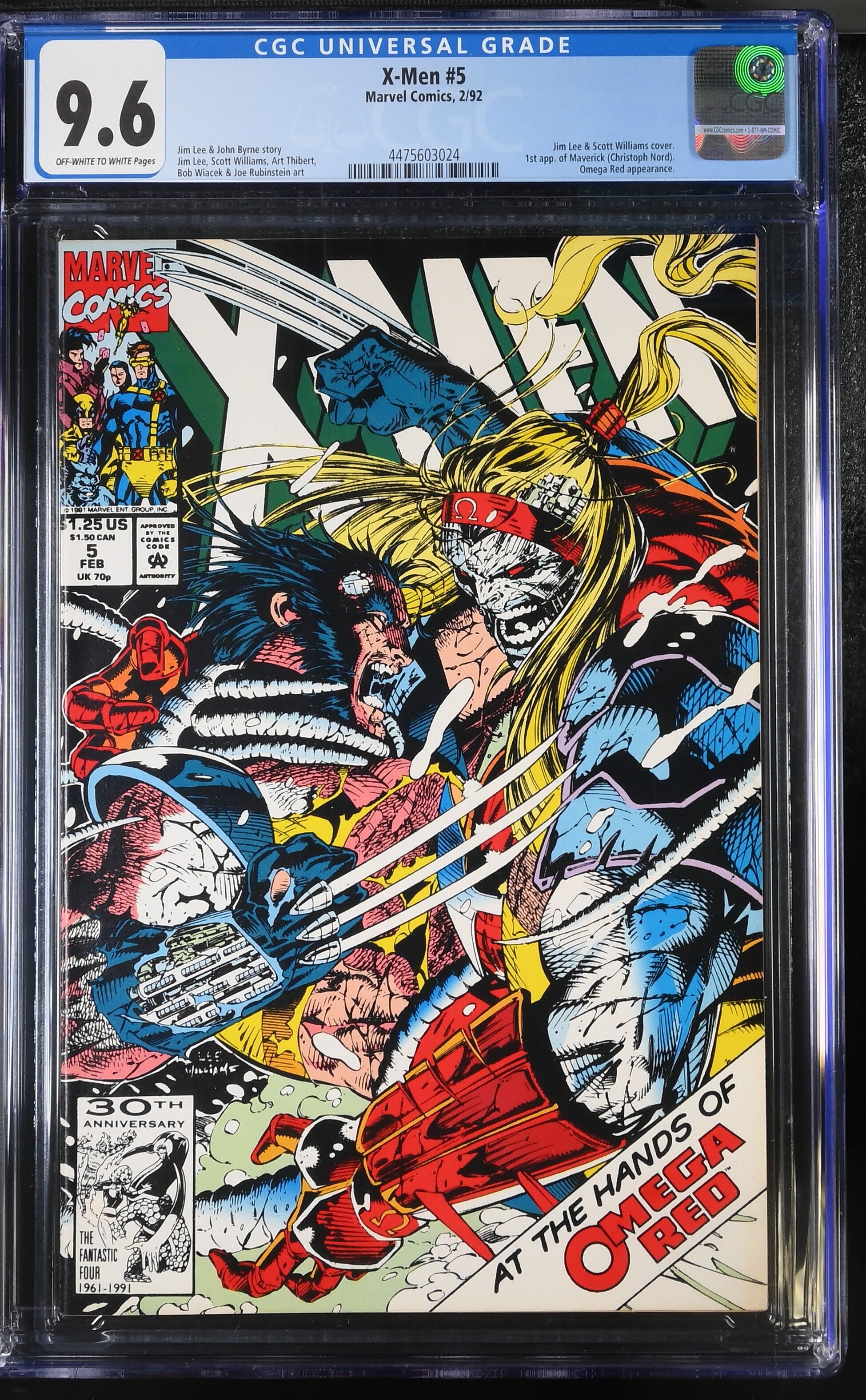 X-Men #5 CGC 9.6 X-Men #5 CGC 9.6