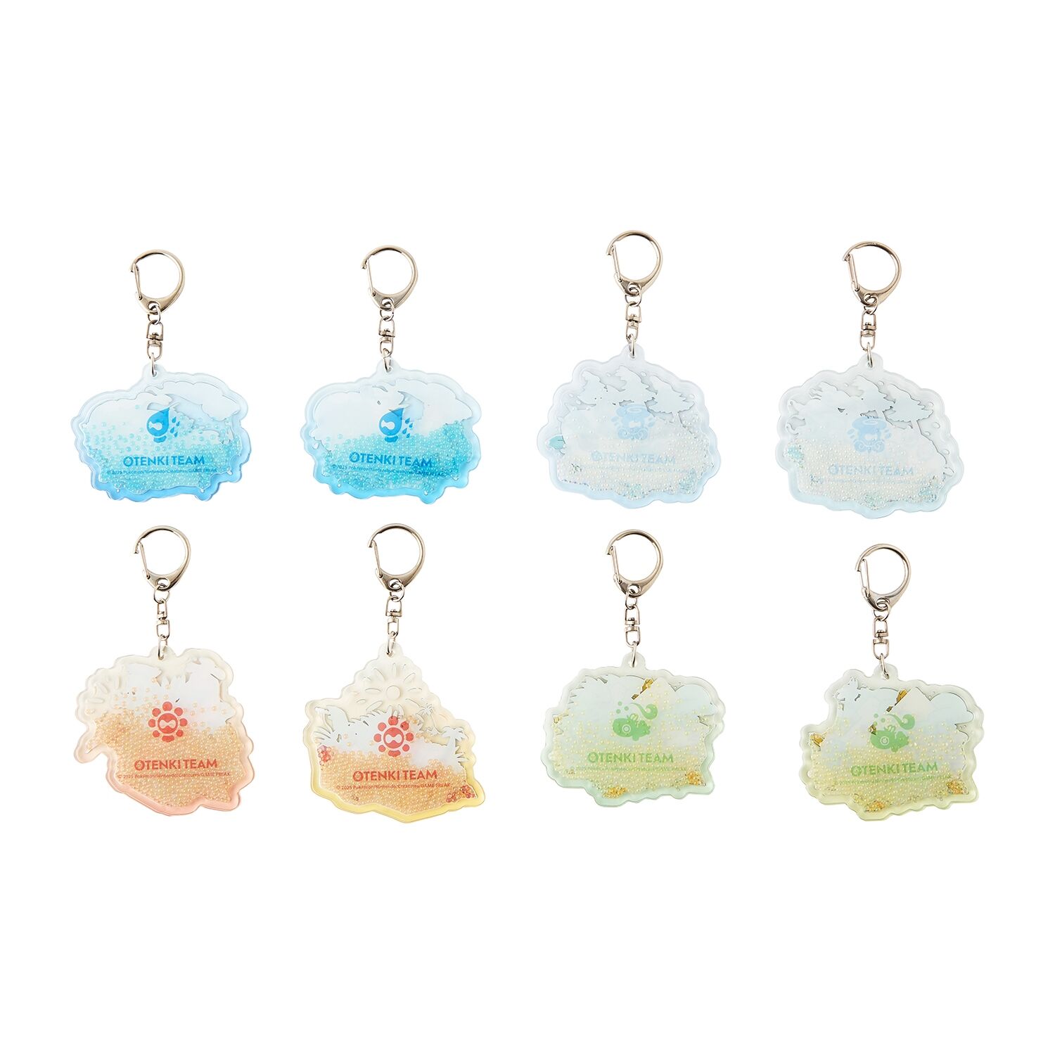 Pokemon Shaka Shaka Acrylic Keychain Collection OTENKI TEAM (1 Random)